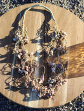 'Leher' Jute & Seashells Boho Necklace