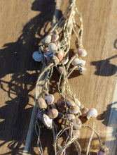 'Leher' Jute & Seashells Boho Necklace